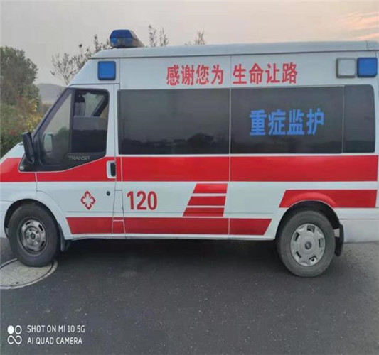 雅安救护车出租服务案例3